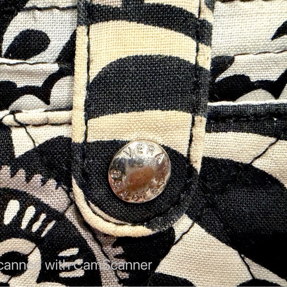 Vera Bradley Black and White Floral Clutch - Picture 2 of 2
